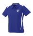 5013 Augusta Ladies' Premier Sport Shirt in Purple/ white front view