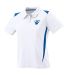 5013 Augusta Ladies' Premier Sport Shirt in White/ royal front view