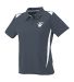 5013 Augusta Ladies' Premier Sport Shirt in Graphite/ white front view