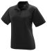 5097 Augusta Ladies' Wicking Mesh Sport Polo in Black front view