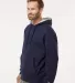 Champion S1781 Cotton Max Pullover Hoodie sweatshi in Navy side view