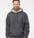 Champion S1781 Cotton Max Pullover Hoodie sweatshi in Charcoal heather front view
