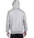 Champion S1781 Cotton Max Pullover Hoodie sweatshi in Light steel back view