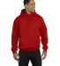 Champion S1781 Cotton Max Pullover Hoodie sweatshi in Scarlet front view