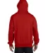 Champion S1781 Cotton Max Pullover Hoodie sweatshi in Scarlet back view