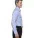DG520 Devon & Jones Men's Crown Collection™ Glen WHT/ LT FR BLUE side view