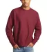 Champion S1049 Logo Reverse Weave Pullover Sweatsh in Cardinal front view