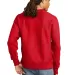 Champion S1049 Logo Reverse Weave Pullover Sweatsh in Scarlet back view