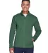 DG793 Devon & Jones Men's Bristol Full-Zip Sweater FOREST HEATHER front view