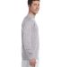 Champion CC8C Logo Long-Sleeve Tagless Tee in Light steel side view