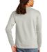 Champion CC8C Logo Long-Sleeve Tagless Tee in Light steel back view
