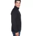 DG792 Devon & Jones Adult Bristol Sweater Fleece Q BLACK side view