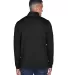 DG798 Devon & Jones Men's Newbury Mélange Fleece  BLACK HEATHER back view
