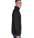DG798 Devon & Jones Men's Newbury Mélange Fleece  BLACK HEATHER side view