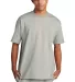 Champion T105 Logo Heritage Jersey T-Shirt Oxford Grey front view