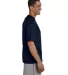 Champion T105 Logo Heritage Jersey T-Shirt Navy side view