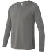 W3009 All Sport Ladies' Performance Long-Sleeve T- Sport Graphite side view