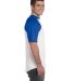 423 Augusta Sportswear Adult Short-Sleeve Baseball in White/ royal side view