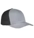 Yupoong 6606 Retro Trucker Hat in Heather grey/ black front view