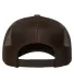 Yupoong 6606 Retro Trucker Hat in Multicam arid/ brown back view