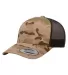 Yupoong 6606 Retro Trucker Hat in Multicam arid/ brown side view