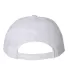 Yupoong 6606 Retro Trucker Hat in White back view