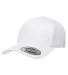 Yupoong 6606 Retro Trucker Hat in White front view