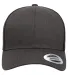 Yupoong 6606 Retro Trucker Hat in Dark heather grey front view
