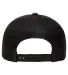 Yupoong 6606 Retro Trucker Hat in Dark heather grey back view