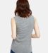 US Blanks US116 Women's Tri-Blend Muscle Tank in Tri grey back view