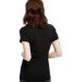 US Blanks US100 Women's Jersey T-Shirt in Black back view