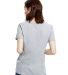 US Blanks US100 Women's Jersey T-Shirt in Heather grey back view