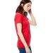 US Blanks US100 Women's Jersey T-Shirt in Red side view