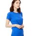 US Blanks US100 Women's Jersey T-Shirt in Royal blue side view
