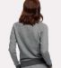 US Blanks US870 Women's Raglan Pullover in Tri grey back view