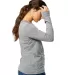 US Blanks US950 Women's Tri-Blend Cardigan Tri-Grey side view