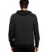US Blanks US897 Unisex Urban Terry Pullover Hoodie in Tri charcoal back view