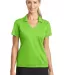 Nike Golf 637165  Ladies Dri-FIT Vertical Mesh Pol Action Green front view