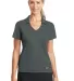 Nike Golf 637165  Ladies Dri-FIT Vertical Mesh Pol Anthracite front view