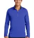 Nike Golf 779795  Dri-FIT Stretch 1/2-Zip Cover-Up Deep Royal/Blk front view