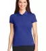 Nike Golf 746100  Ladies Dri-FIT Solid Icon Pique  Deep Royal Blu front view