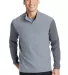 Nike Golf 746102  Dri-FIT Fabric Mix 1/2-Zip Cover Cool Gry/Dk Gy front view
