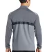 Nike Golf 746102  Dri-FIT Fabric Mix 1/2-Zip Cover Cool Gry/Dk Gy back view