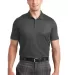 Nike Golf 838965  Dri-FIT Crosshatch Polo Anthracite/Blk front view