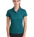 Nike Golf 838961  Ladies Dri-FIT Crosshatch Polo Blustery/Navy front view