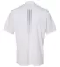 Adidas A206 Golf Gradient 3-Stripes Sport Shirt White back view