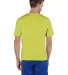 Champion CW22 Sport Performance T-Shirt in Safety green back view