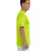 Champion CW22 Sport Performance T-Shirt in Safety green side view