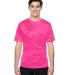 Champion CW22 Sport Performance T-Shirt in Wow pink camo front view