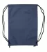 Liberty Bags A136 Non-Woven Drawstring Backpack NAVY back view